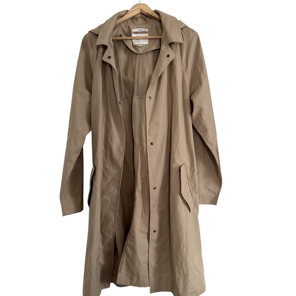 A New Day Water-Repellent Coat in Tan NWOT